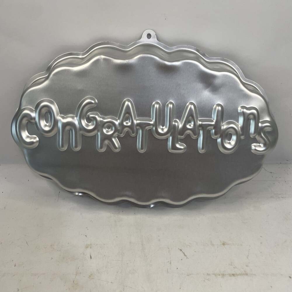 Vintage Wilton Congratulations Graduation Cake Pan 1986 2105-3523